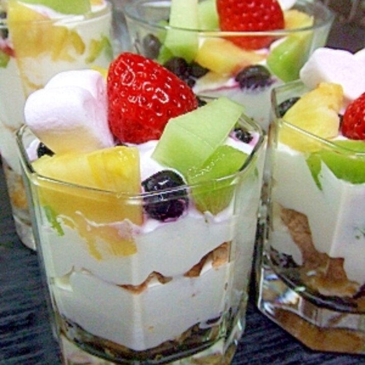 カップデザート さくさく しっとりフレーク レシピ 作り方 By Iihi009 楽天レシピ